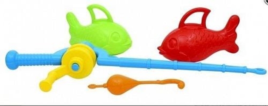 Изображение Bczek Wdka z rybkami i spawik dla maych rybaków