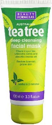 Attēls no Beauty Formulas Formulas Tea Tree Maska glinkowa gboko oczyszczajca 100ml