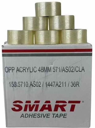 Attēls no Bestpak BSTech Tama pakowa akrylowa do kartonów 48*60m Transparent 36szt