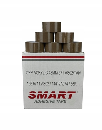 Изображение Bestpak Tama Pakowa Akryl 48*60m brzowa kartonowy 36szt