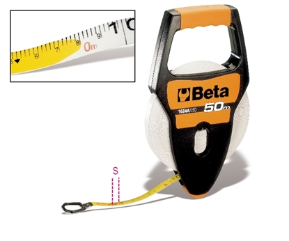 Attēls no Beta Tools Przymiar zwijany z rkojeci tama z wókna szklanego 13mm x 50m (016940250)