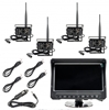 Picture of Bezvadu video novērošanas komplekts komerctransportam ar DVR, LCD monitoru un 4 kamerām, SD slots