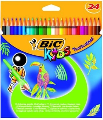 Изображение Bic KREDKI OÓWKOWE BIC KIDS TROPICOLORS2 PUDEKO 24 SZT - 832568
