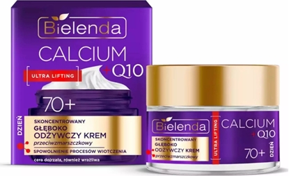 Attēls no Bielenda Calcium + Q10 Skoncentrowany gboko odywczy krem przeciwzmarszczkowy na dzie 70+ 50ML