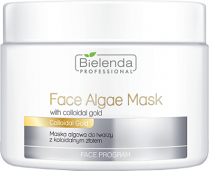 Attēls no Bielenda Professional Face Algae Mask With Colloidal Gold Maska algowa do twarzy z koloidalnym zotem 190g