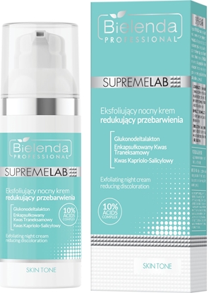 Picture of Bielenda Supremelab Eksfoliujcy nocny krem redukujcy przebarwienia 50ml
