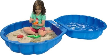 Picture of Big Piaskownica Muszla niebieska 180x87 cm (77118)