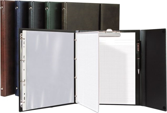 Изображение Biurfol Teczka konferencyjna A4, Julia, PCV, granatowy (BF1043)