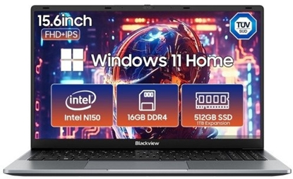 Attēls no Blackview AceBook-6 N150 15.6FHD 16GB SSD512 BT Win11 Gray