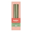 Attēls no Bolsius Table Candles 4pcs 245/24mm Olive Green