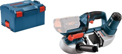 Изображение Bosch Bosch cordless band saw GCB 18V-63 Professional Solo, 18V (blue/black, without battery and charger, L-BOXX)