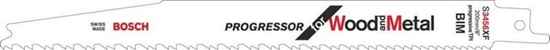 Изображение Bosch Brzeszczot do piy szablastej Wood and Metal 200x19x1,25mm S3456XF 5szt. 2608654406