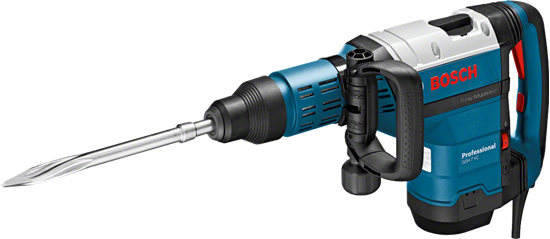 Изображение Bosch GSH 7 VC Black, Blue 1500 W