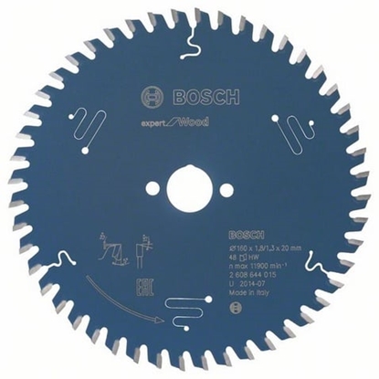 Attēls no Bosch Tarcza pilarska Expert for wood 160 x 20mm 48 zbów (2.608.644.015)