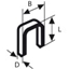 Изображение Bosch Zszywki z wskim grzbietem 5,8mm 18G TK40 25G do GTK40 2608200702