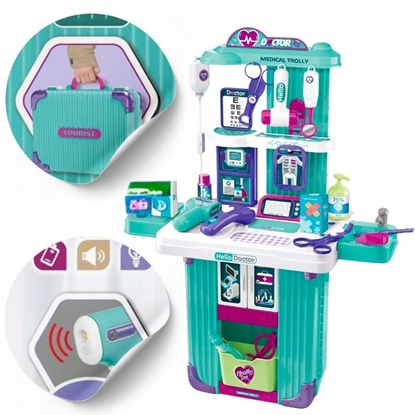 Attēls no Bounn Zestaw maego lekarza wózek z akcesoriami 2w1