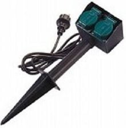 Изображение Brennenstuhl Gartensteckdose mit Erdspieß Brennenstuhl IP44 4fach 10m