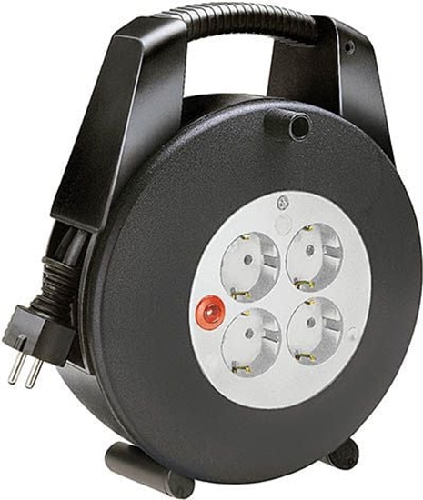 Изображение Brennenstuhl Kabeltrommel  Vario Line 4x 15m schwarz/grau