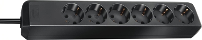 Изображение Brennenstuhl Steckdosenleiste ECO-Line   6x 1.5m schwarz