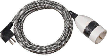 Изображение Brennenstuhl Verlängerungskabel  3m Textilkabel sw/ws