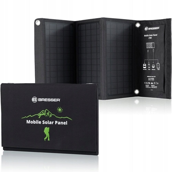 Picture of Bresser Mobile Solar Panel  21W with USB