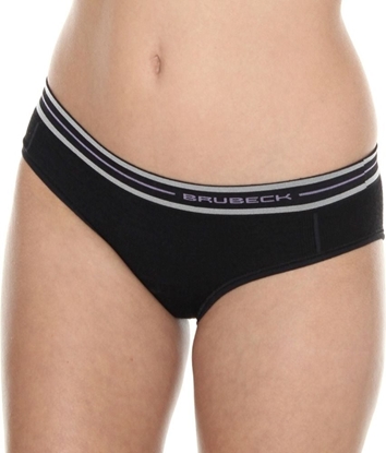 Attēls no Brubeck Majtki damskie hipster Merino Active Wool czarny r. L (HI10190)