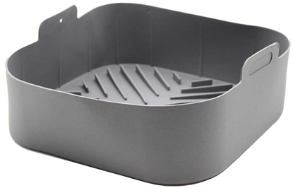 Изображение Brunbeste Wkad silikonowy do frytkownicy AIR FRYER kwadratowy szary forma 17CM BB-3375