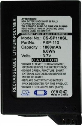 Attēls no Cameron Sino Akumulator Bateria Typ Psp-110 Do Sony Psp-1000 Psp-1001 Psp-1006 Psp-1004 / Cs-sp110sl