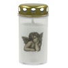 Picture of Candela Memorial Candle With Cap White With Print