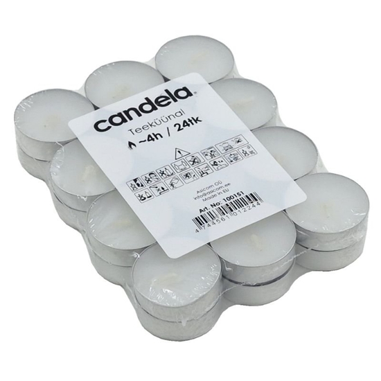 Picture of Candela Tealight Candles 24pcs