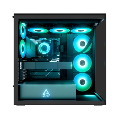 Picture of Case|ARCTIC|EATX|Black|Midi Tower|PC|Xtender (Mirror Black)|ACPCC00018A