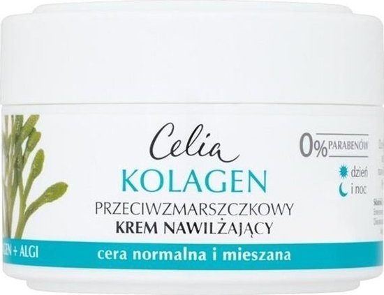 Изображение Celia Seria kolagenowa Krem nawilajcy przeciw zmarszczkom do cery normalnej i mieszanej 50 ml