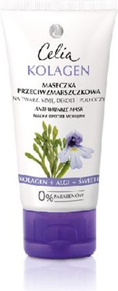Attēls no Celia Seria kolagenowa Maseczka przeciw zmarszczkom na twarz, szyj, dekolt i pod oczy 60 ml