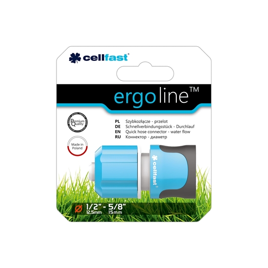 Изображение Cellfast Szybkozcze Ergo przelotowe 1/2" (53-130)