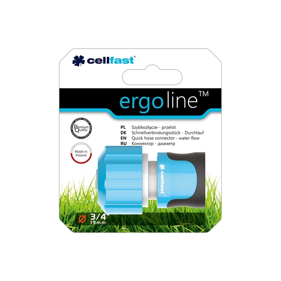 Picture of Cellfast Szybkozcze Ergo przelotowe 3/4" (53-135)