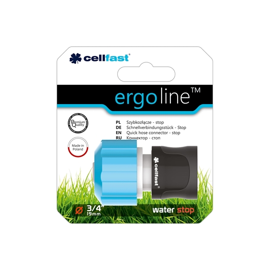 Picture of Cellfast Szybkozcze Ergo z funkcj stop 3/4" (53-125)