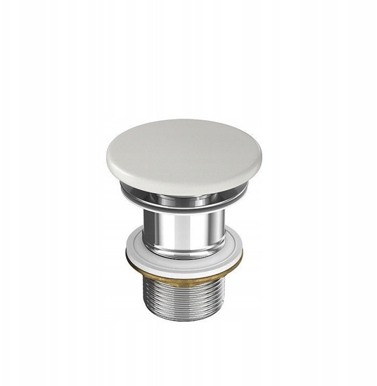 Picture of CERAMICZNY KOREK DO UMYWALEK BEZ PRZELEWU JASNOSZARY MAT