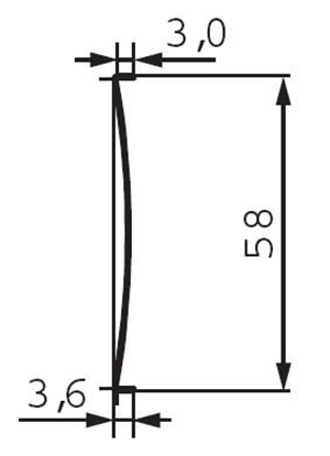 Attēls no Cersanit Panel czoowy prawy/lewy Sicilia 160cm  (S401-039)