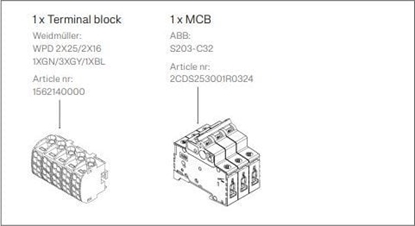 Изображение Charge Amps Zestaw instalacyjny dla Charge Amps Dawn CA-130940