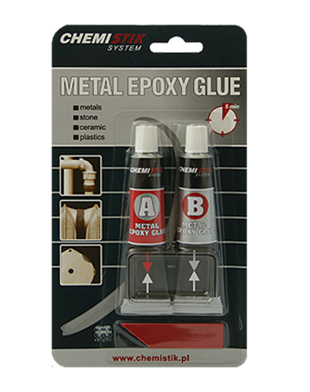 Picture of Chemistik Klej dwuskadnikowy epoksydowy METAL EPOXY GLUE 5min. 40g
