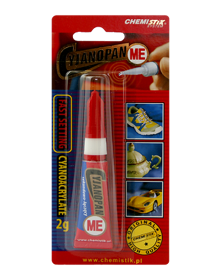 Picture of Chemistik Uniwersalny klej byskawiczny CYJANOPAN ME 2g