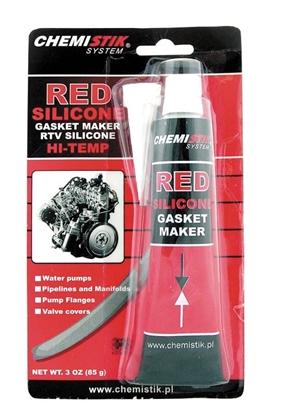 Attēls no Chemistik Uszczelniacz sylikonowy 85g czerwony - 42040
