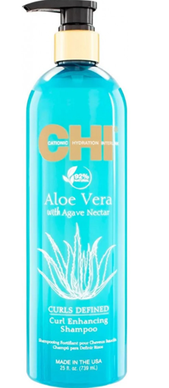Picture of CHI Aloe Vera Curls Defined Curl Enhancing Shampoo 739ml