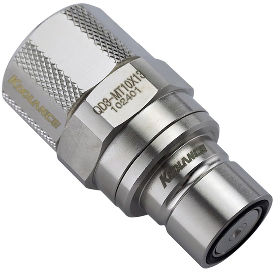 Picture of Chodzenie wodne Koolance QD3 szybkozczka prosta mski na 13/10mm - no-spill, srebrny