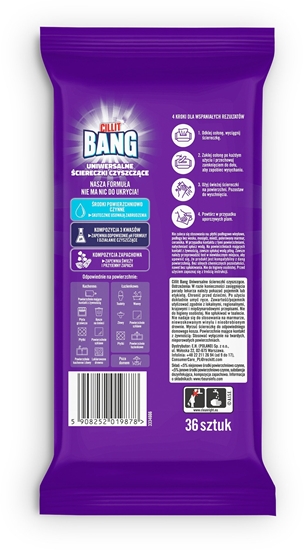 Picture of CILIT  CIERECZKI UNIWERSALNE BANG UNIWERSALNE CZYSZCZCE 36 SZT.
