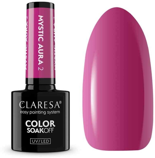 Изображение Claresa Color Soak Off UV/LED Mystic Aura lakier hybrydowy 02 5g