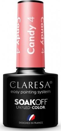Изображение Claresa Soak Off UV/LED Candy lakier hybrydowy 4 5g