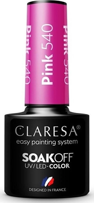 Изображение Claresa Soak Off UV/LED Pink lakier hybrydowy 540 5g