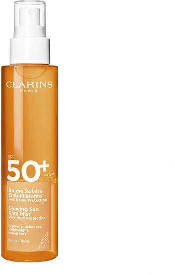 Изображение Clarins Glowing Sun Care Mist SPF50+ mgieka ochronna na soce 150ml