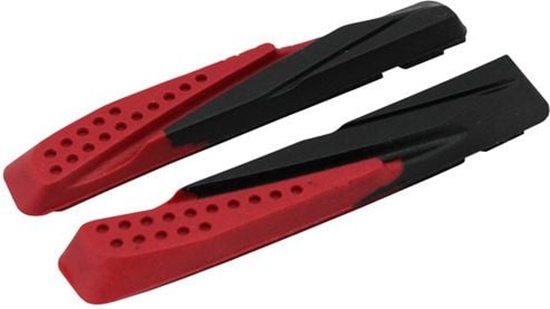 Изображение Clarks Wkadki hamulcowe CLARK'S CPS959R MTB (V-brake, Warunki Suche i Mokre) 70mm czerwono-czarne